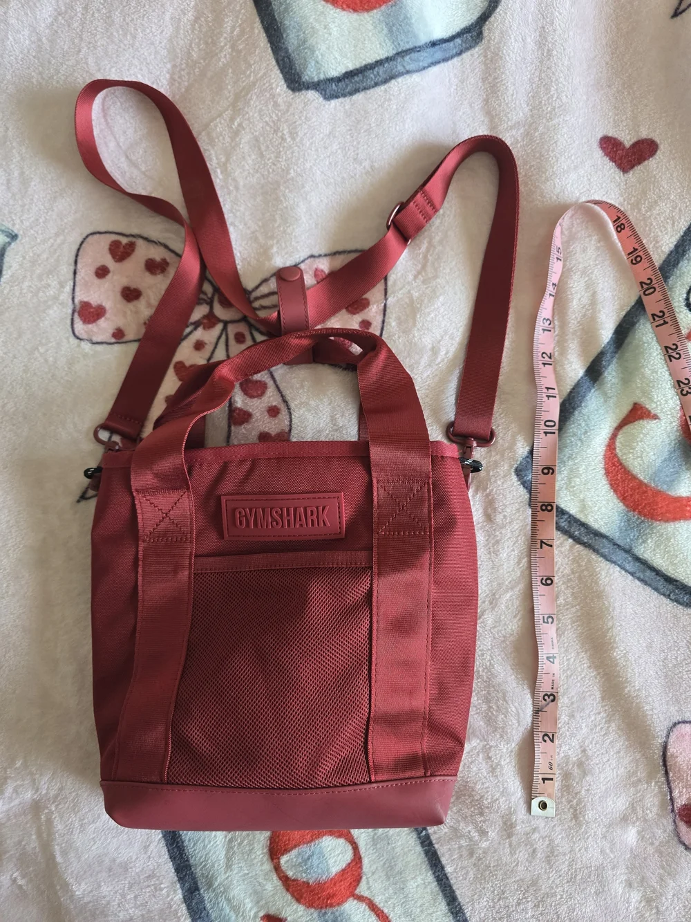 Gymshark Red Women's Crossbody Tote Bag